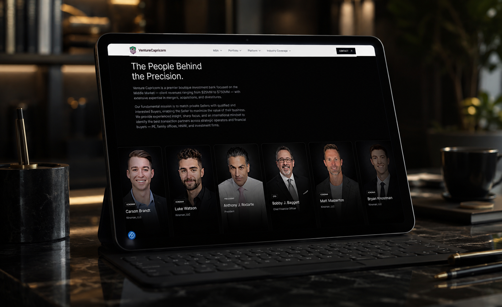 VentureCapricorn team page