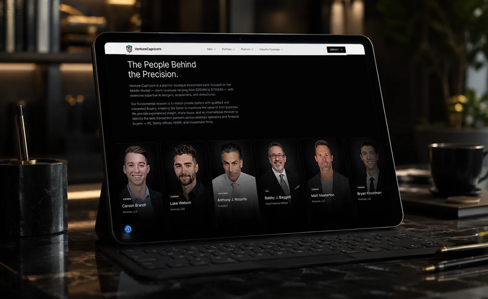 VentureCapricorn team page