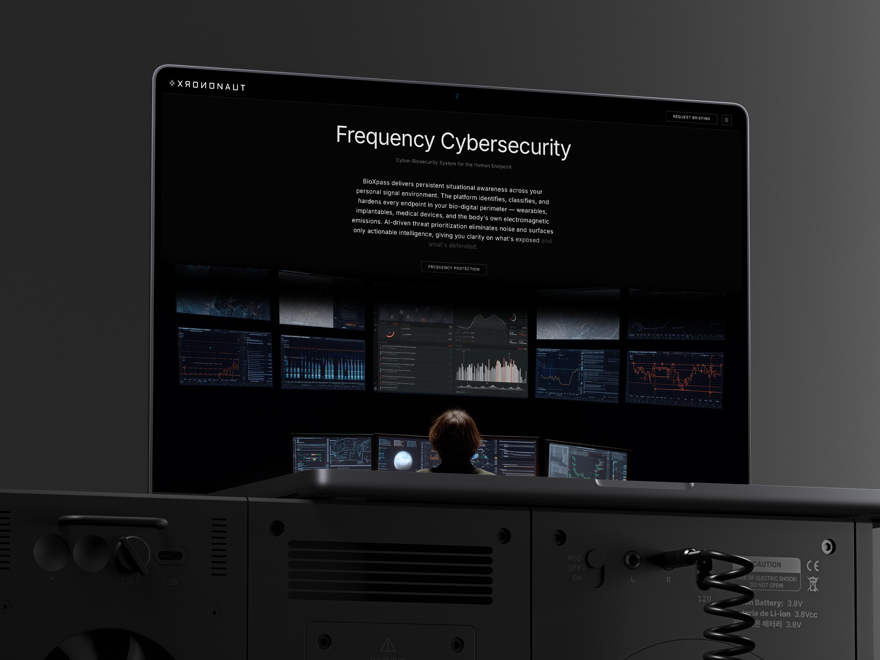Xrononaut Frequency Cybersecurity operator surface