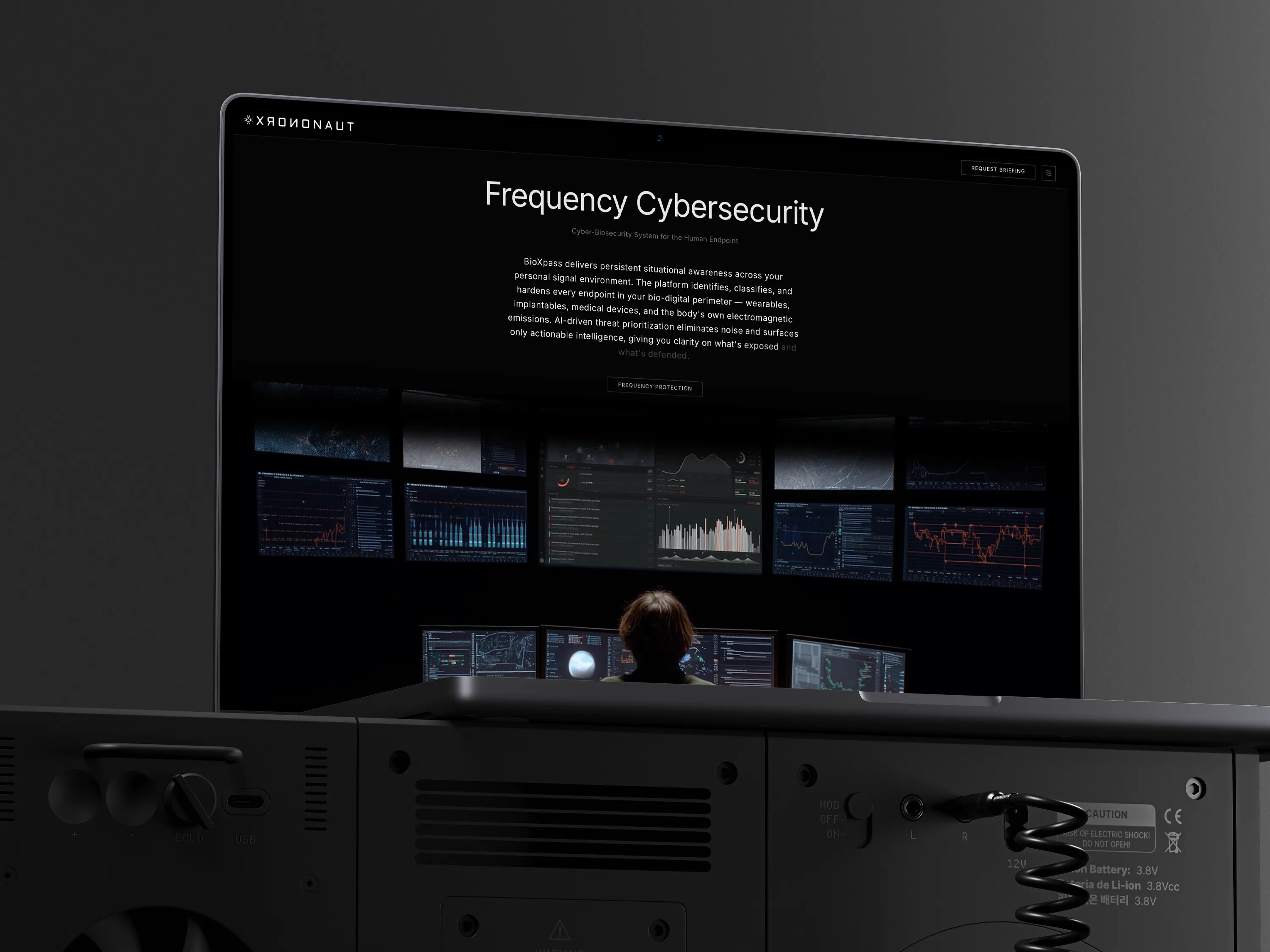 Xrononaut Frequency Cybersecurity operator surface